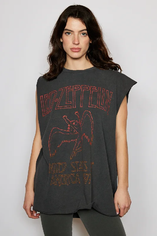 Led Zeppelin 1977 Muscle Tank fashionable tank top