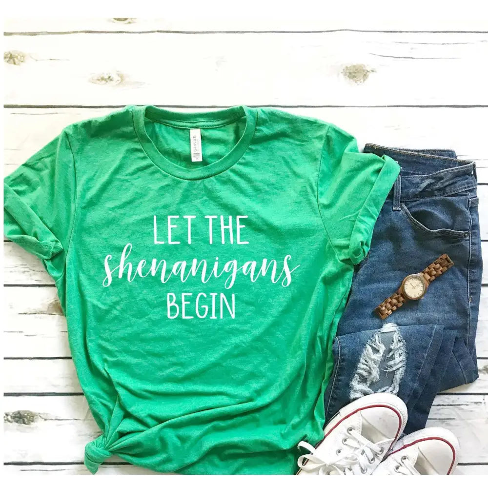 Let the shenanigans begin Unisex Shirt Welt Pockets Slit Pockets