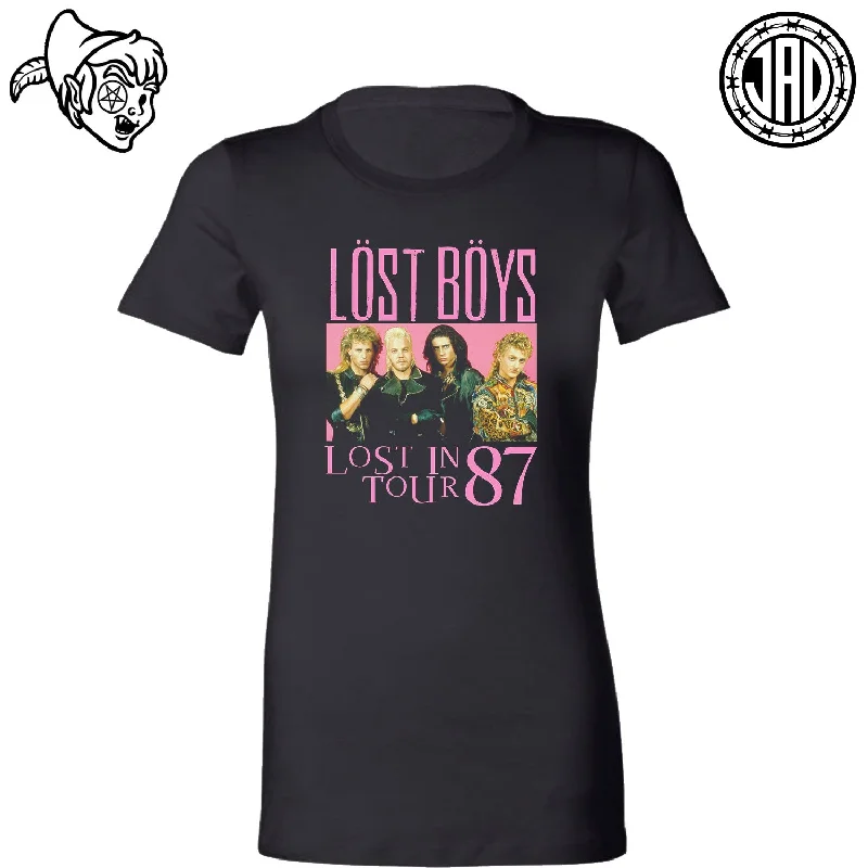 Lost in 1987 Tour - Women's Tee Fleece Fabric Down Fabric Feather Fabric