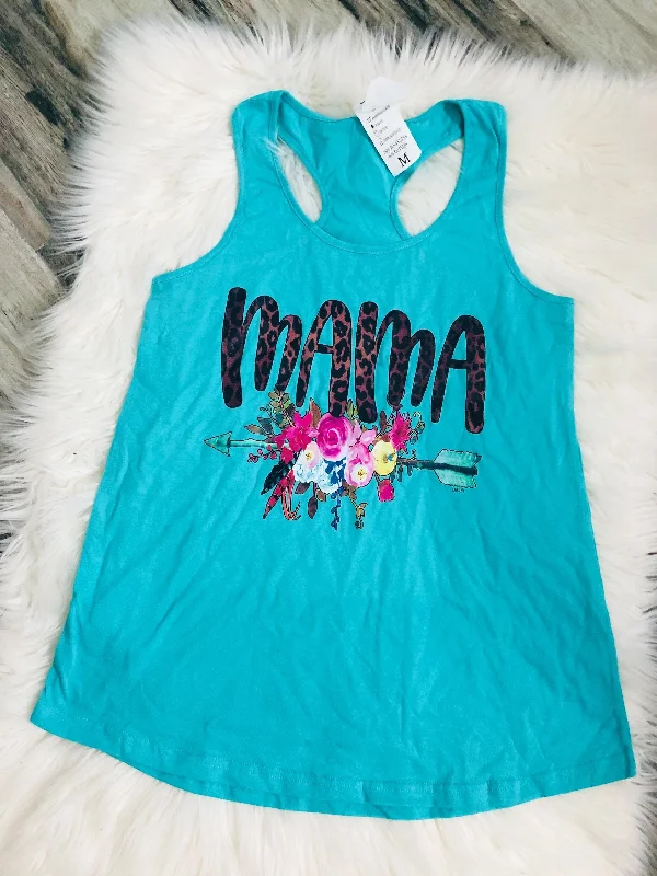 Mama Graphic Tank flexible tank top