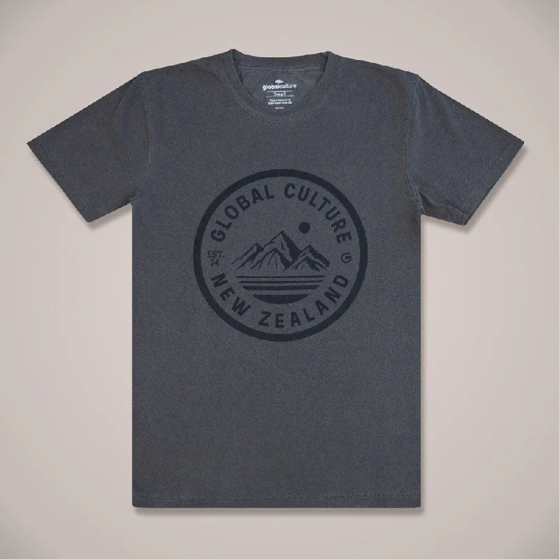 New Zealand Sunrise Unisex T-shirt Asymmetrical Pockets Print