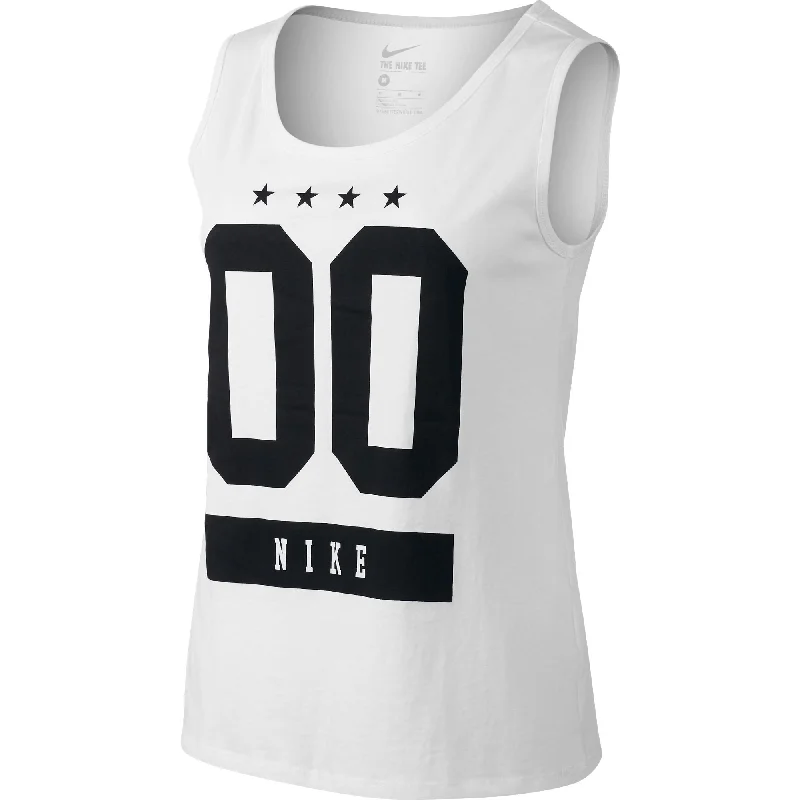 Nike Women's Star Tank Top White/Black lavender tank top