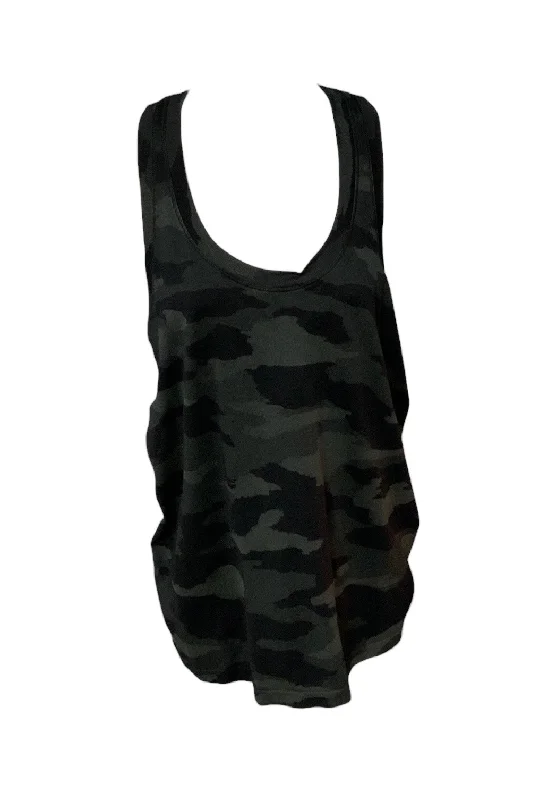 NWT Athleta Women's Tank Camo XL sheer tank top