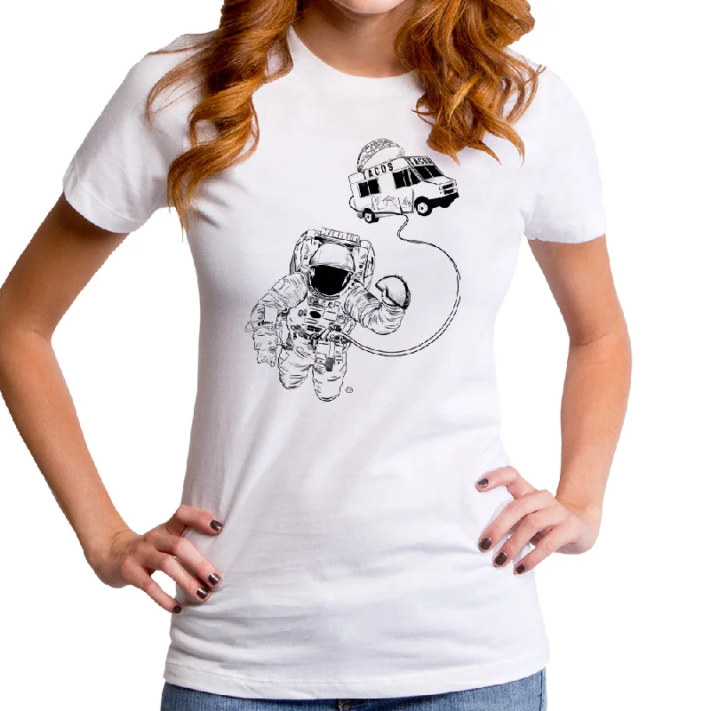 Orbital Taco Break Women's T-Shirt Lace Blend Ribbed Blend Corduroy Blend
