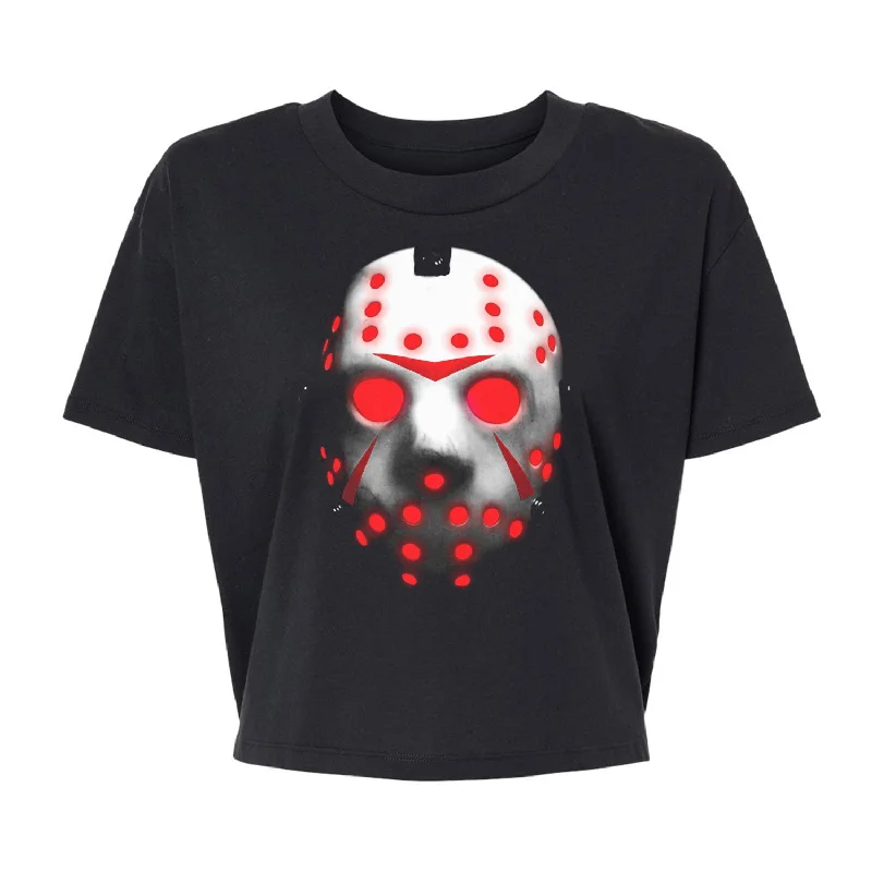 Part Five Vibes - Alternative Women's Crop Tee Hooded Caped Shawl Collar