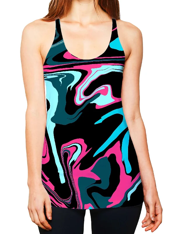 Pink Cyan Melt Women's Tank crew neck tank