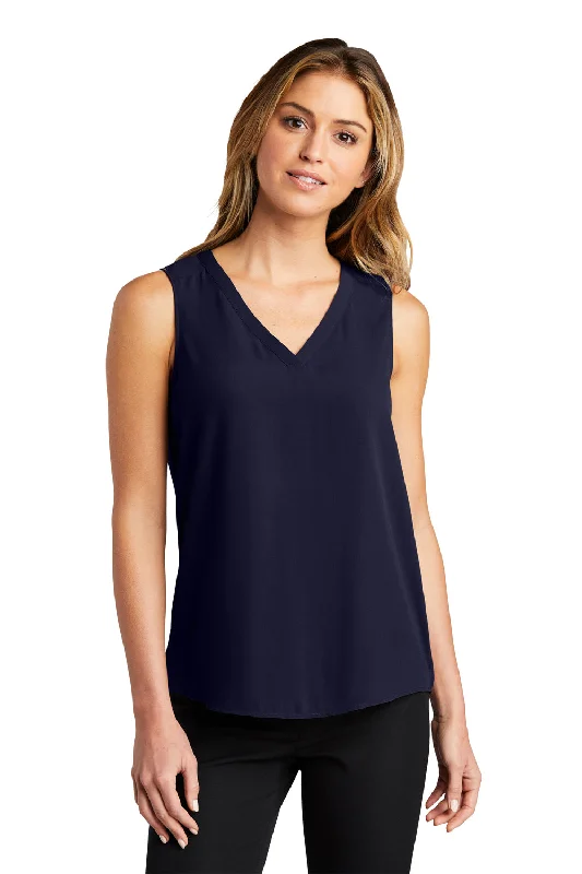 Port Authority Womens Tank Top - True Navy Blue - Closeout boho tank top