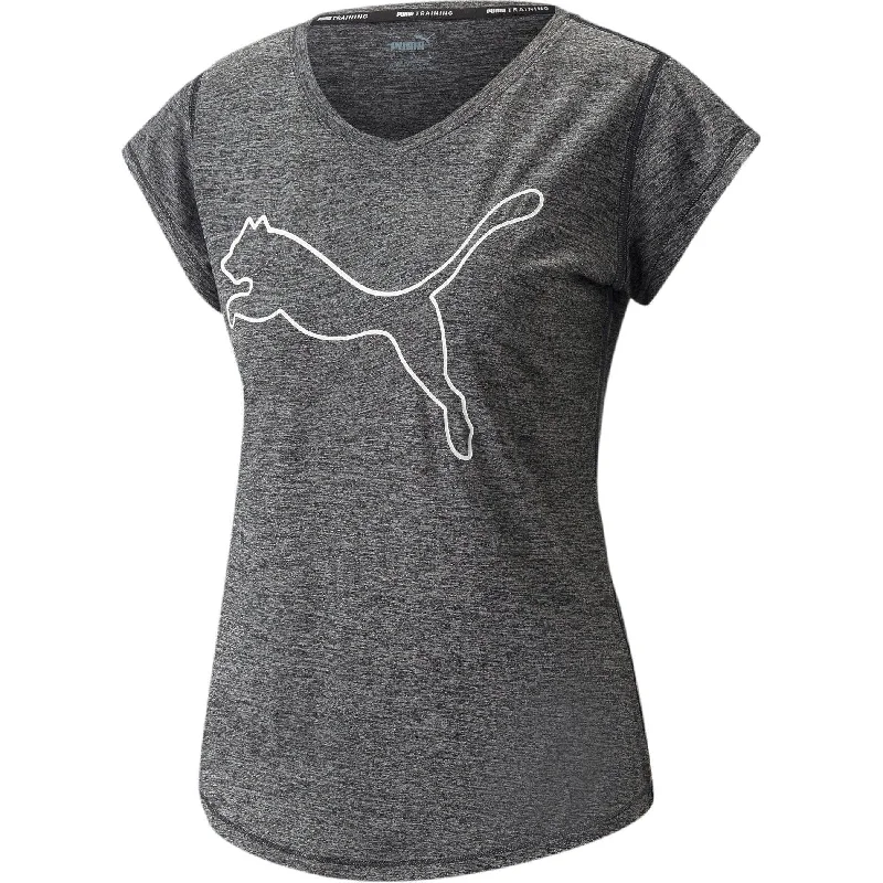 Women's Train Favourite Heather Cat Tee Front Pockets Side Pockets Patch Pockets