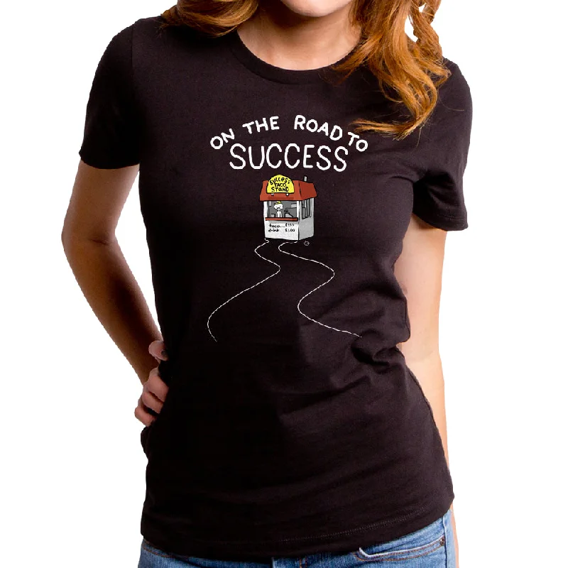 Road to Success Women's T-Shirt Oversized T-Shirt Spandex breathable