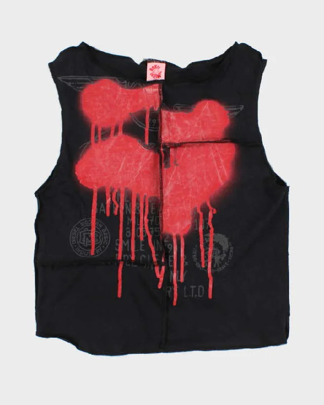 Rokit Originals Jane Reworked Diesel Tank - XS off shoulder tank