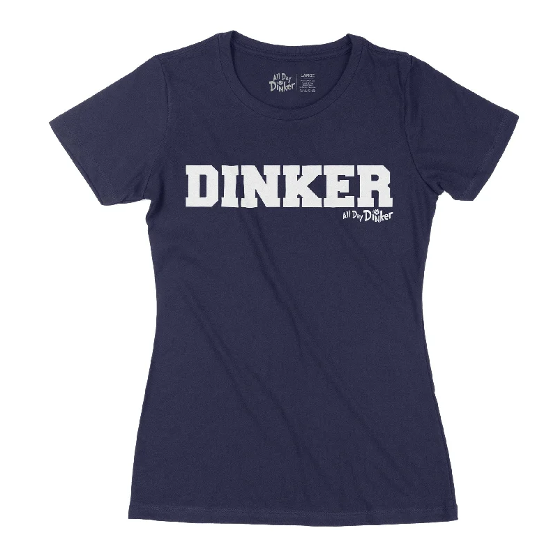 Dinker - Women's T-Shirt Silk Blend Satin Velvet
