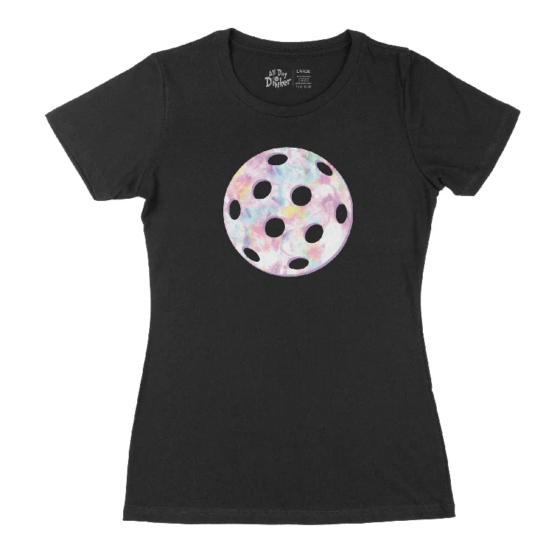 Pastel Pickleball - Women's T-Shirt Graphic T-Shirt Round Neck Polyester