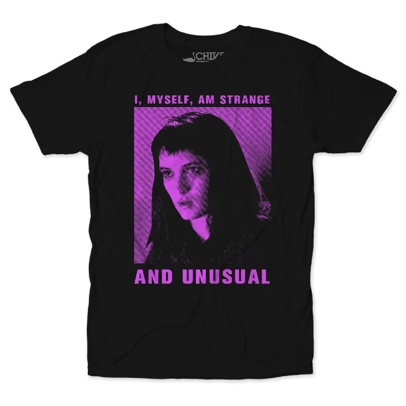 Strange And Unusual Unisex Tee Silk Blend Satin Velvet