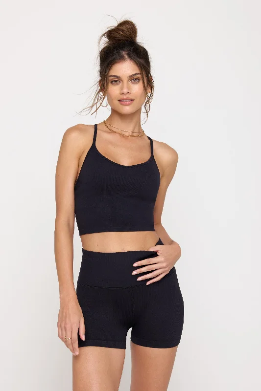 Bryn Seamless Crop Tank essential tank top