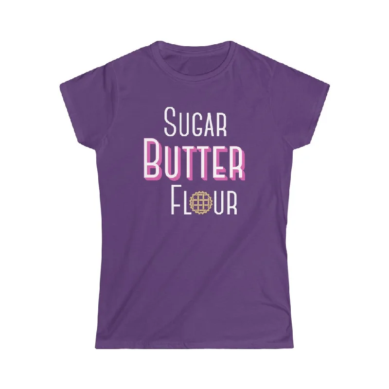 Sugar, Butter, Flour Fitted Tee Hooded Caped Shawl Collar
