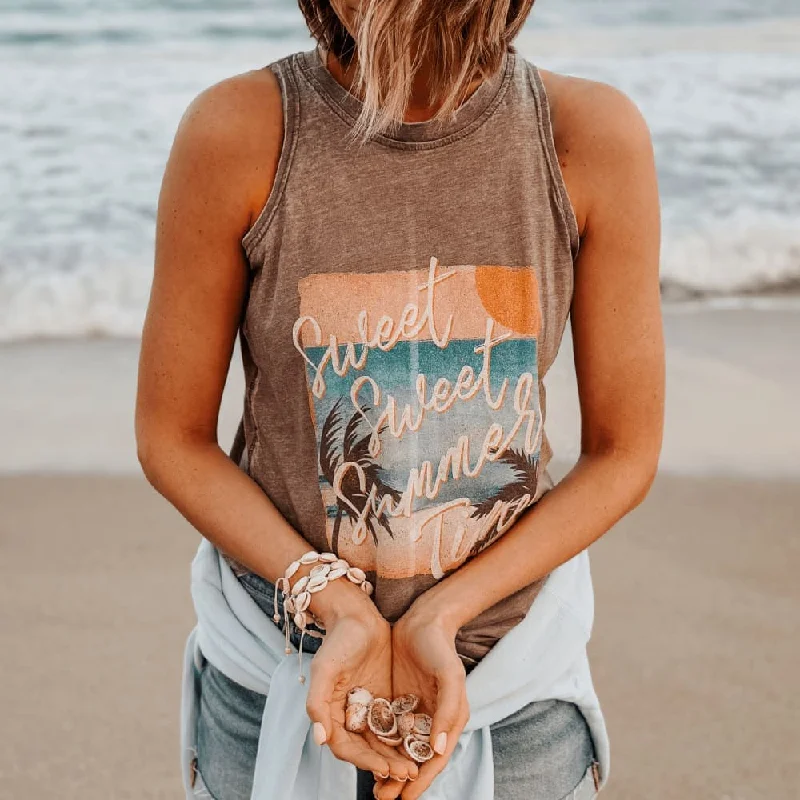 Sweet Summertime Tank striped tank top