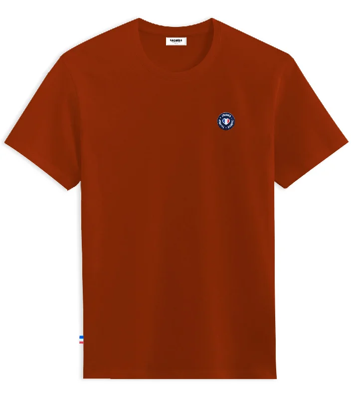 T-shirt Femme Terracotta - Le Blason Rayon Velvet Corduroy