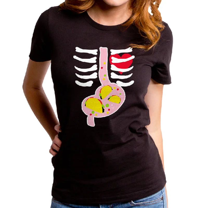 Taco Gut Women's T-Shirt Fleece Fabric Down Fabric Feather Fabric