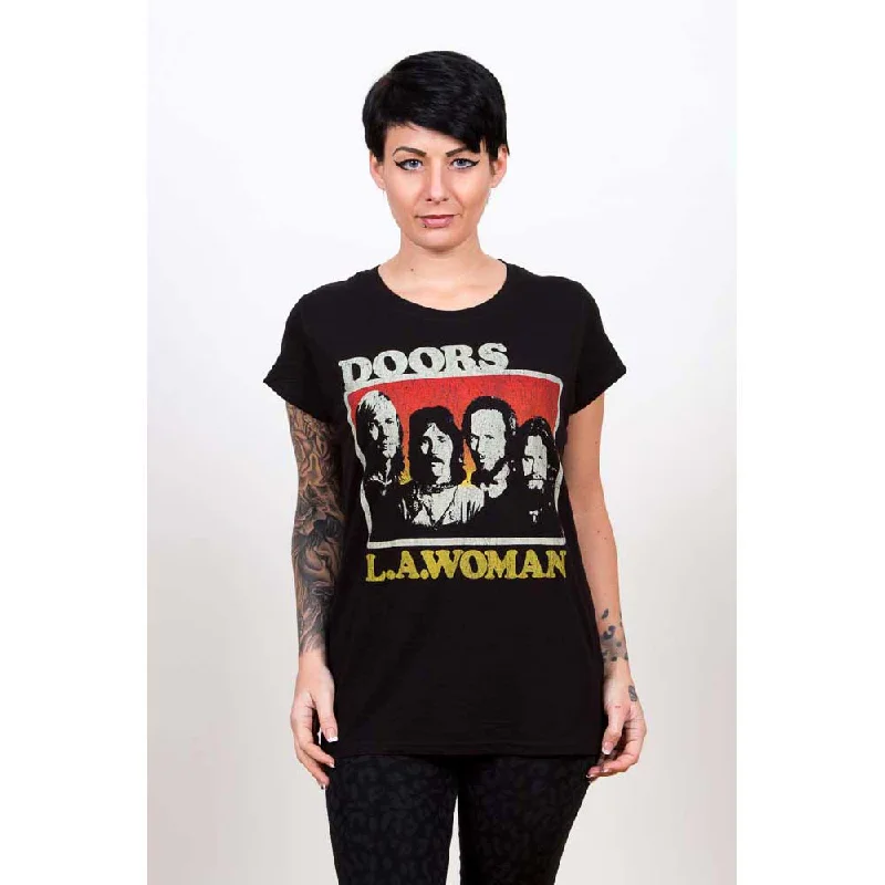 The Doors LA Woman Ladies T-Shirt Fashionable Trendy Casual