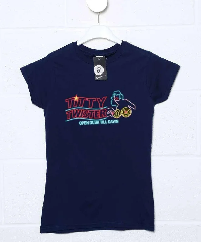 Titty Twister Womens Fitted T-Shirt Elegant Classic Vintage