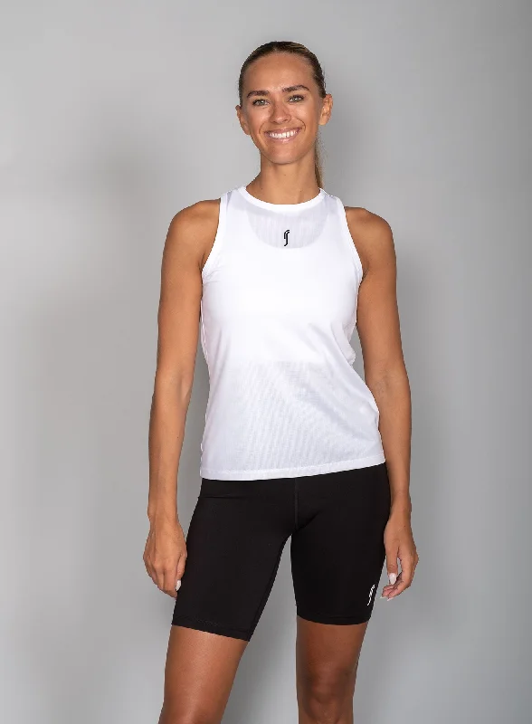 Women's Performance Tank - Mesh lemon yellow tank