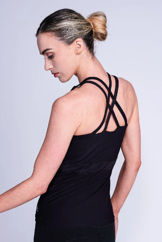 Passion Tank Top in Black cozy tank top