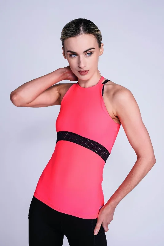 Passion Tank Top in Pink activewear tank top