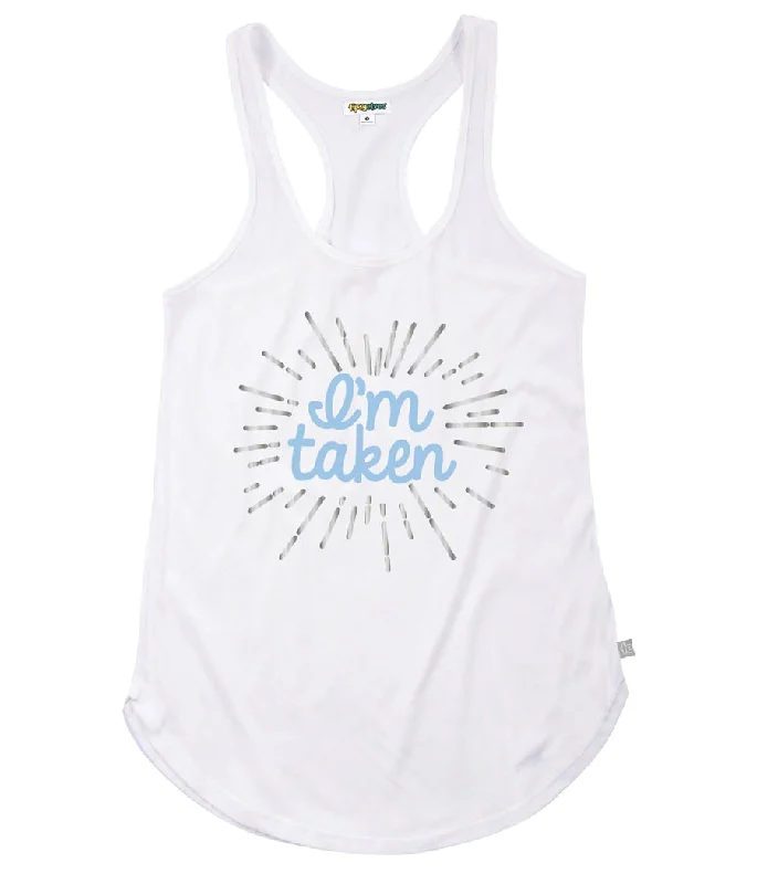 Women's I'm Taken Tank Top crew neck tank