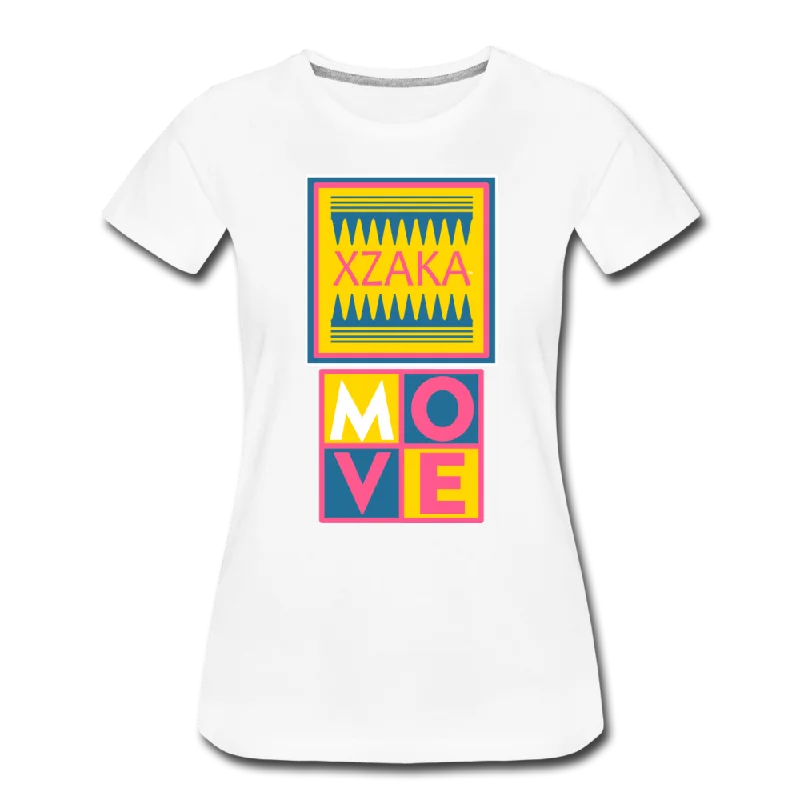 XZAKA - Women "Move" Workout T-Shirt - W3531 Collared Crew Neck Turtle Neck