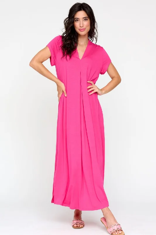 Adolfina dress in fuschia by Tinta