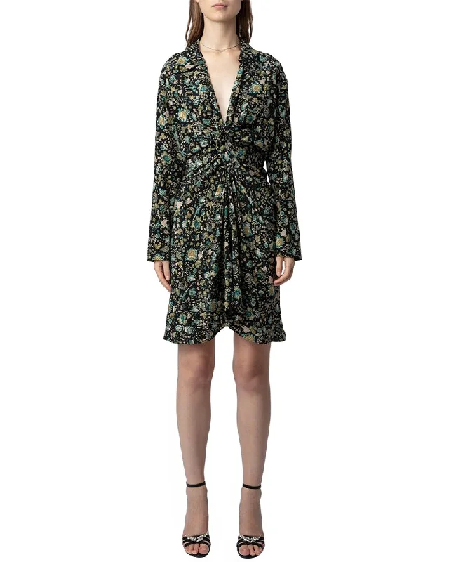 Zadig & Voltaire Rozo Bali Silk Dress