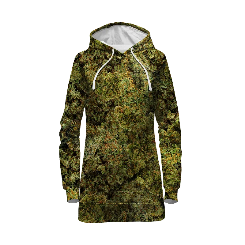 Cann~ Is My Friend All Over Print Hoodie Dress