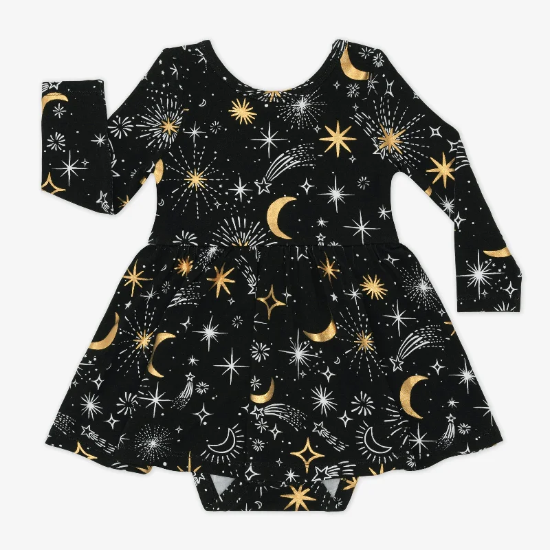 Celebration Stars Twirl Dress with Bodysuit