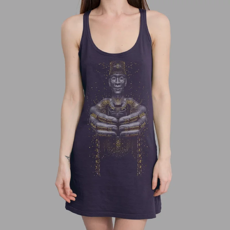 Second Cup Women Dress - Aubergine
