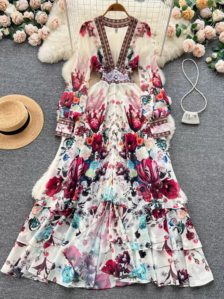 Dainty Garden Soiree Dress