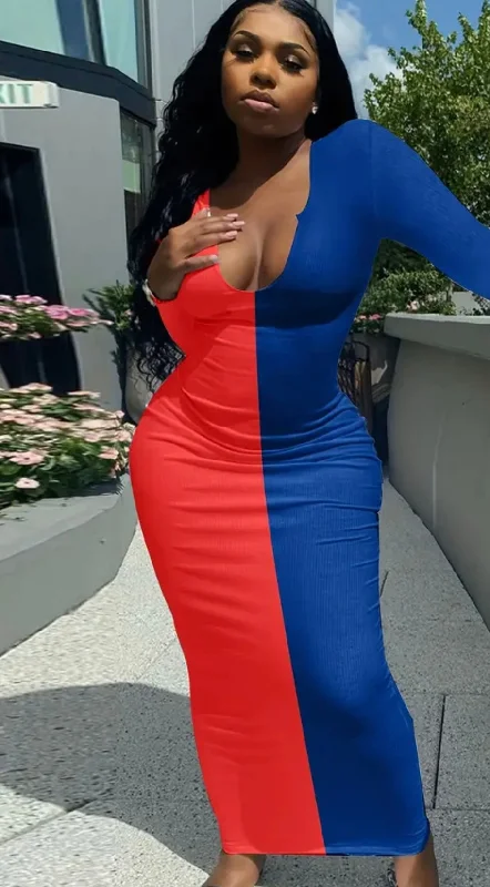 Half and Half Dress
