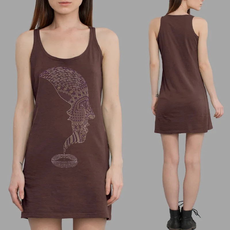 Icaruna Women Dress - Brown