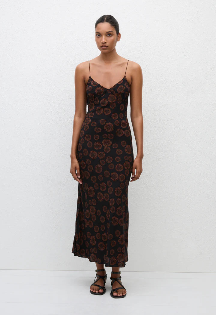 LOW BACK SLIP DRESS - PANAMA
