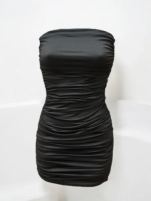 Ruched Tube Top Dress Bozzolo 12512
