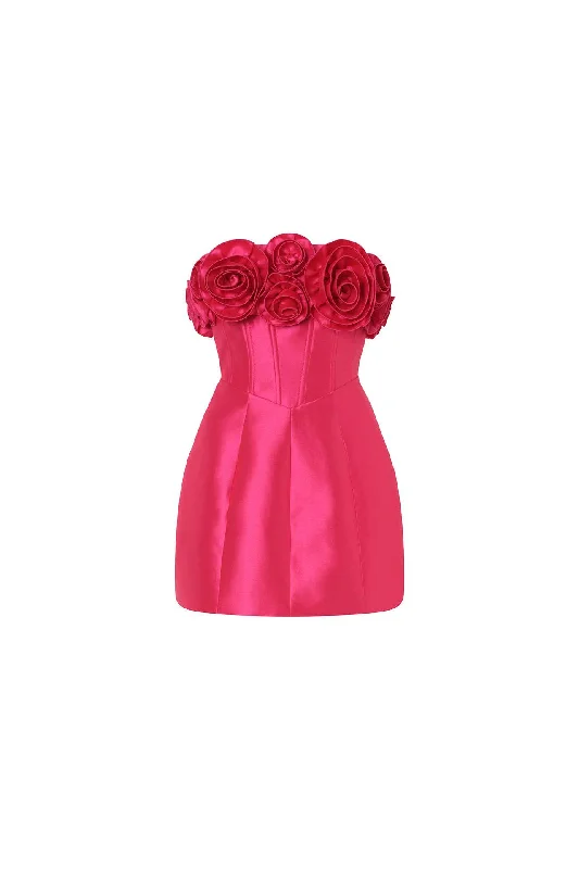 Tehanni Dress | Magenta
