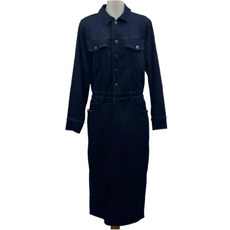 Universal standard Women's Size xxs Blue Solid Dress