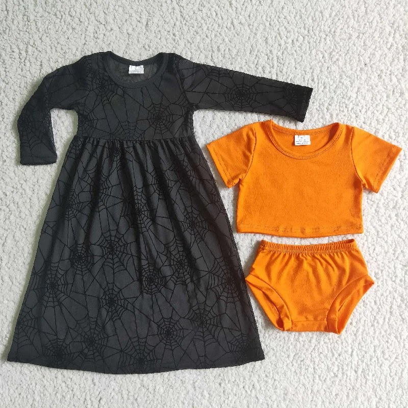 GBO0060 girls dress fall winter  baby clothing over knee  long sleeve dress cartoon print milk silk Tunics Fall fleece