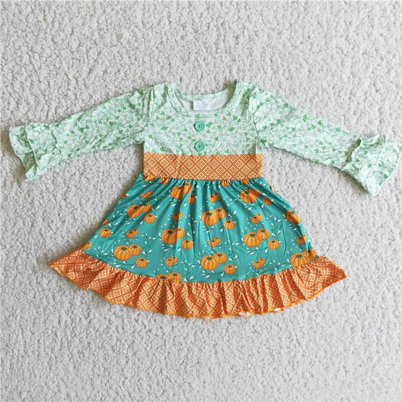 Halloween pumpkin flowers pattern dress Tunics Modern contemporary