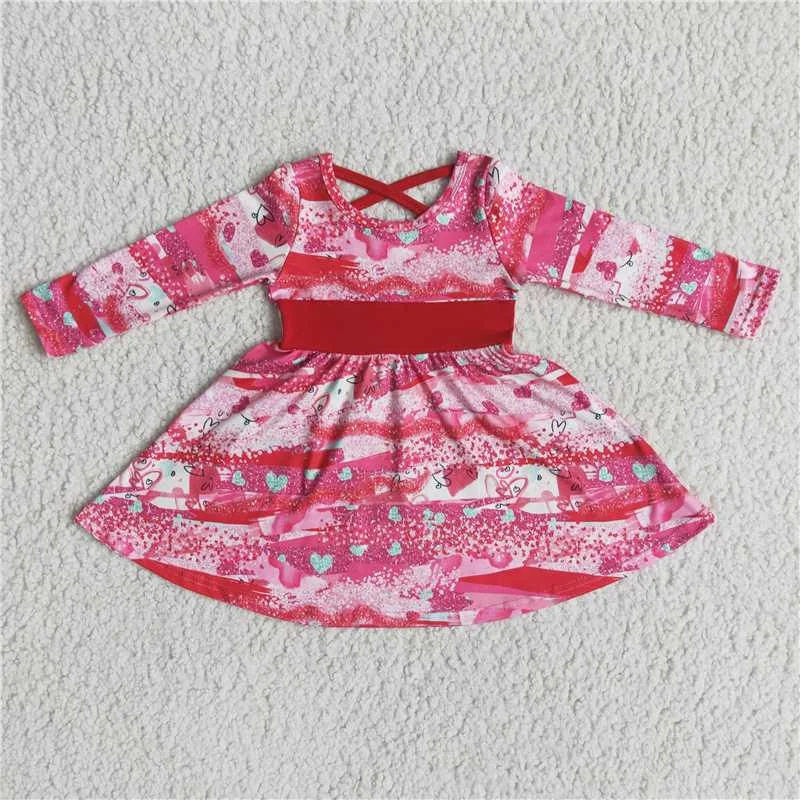 long sleeve tie dye pink dress Tunics Yoga stretchy