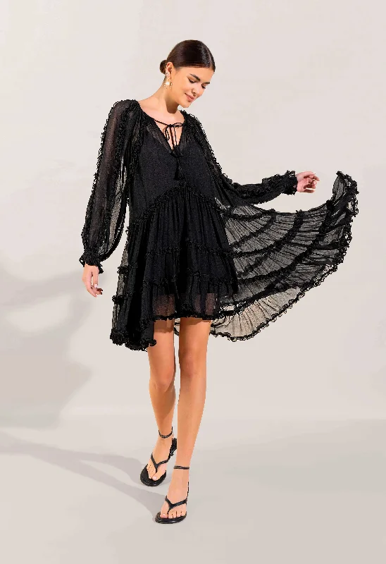 Nataliia Dress Black Tunics Business professional