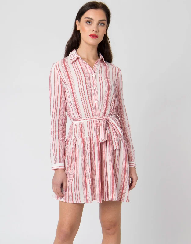 Calla Dress - White/Red Tunics Canvas sturdy