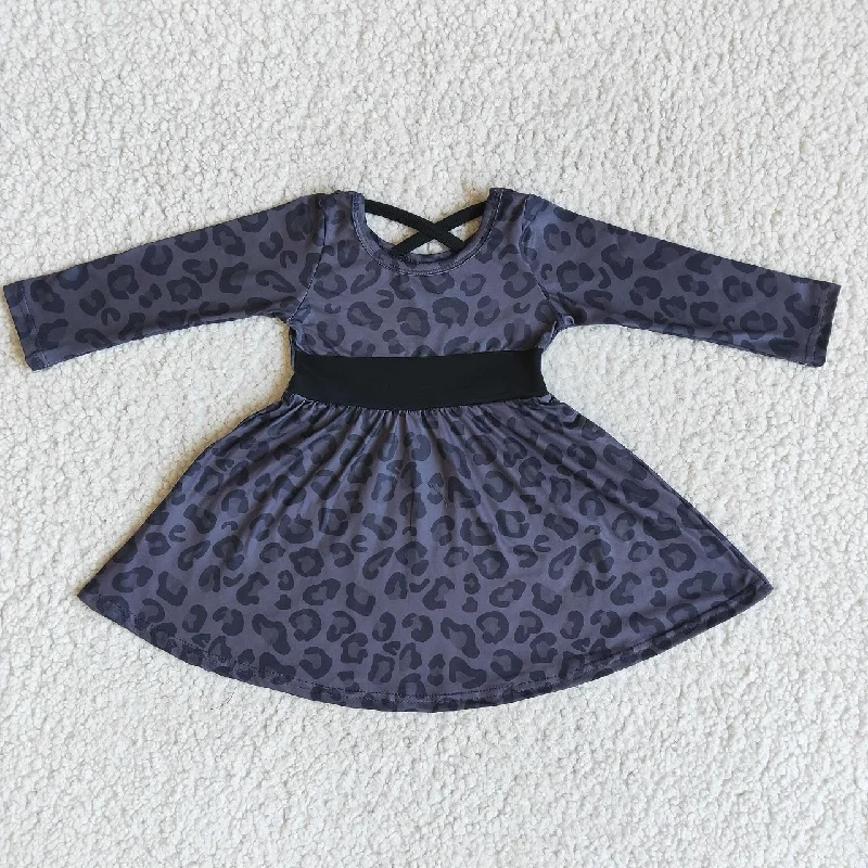 Promotion 6 B12-8 Baby Girl Leopard Dress Tunics Gym athletic