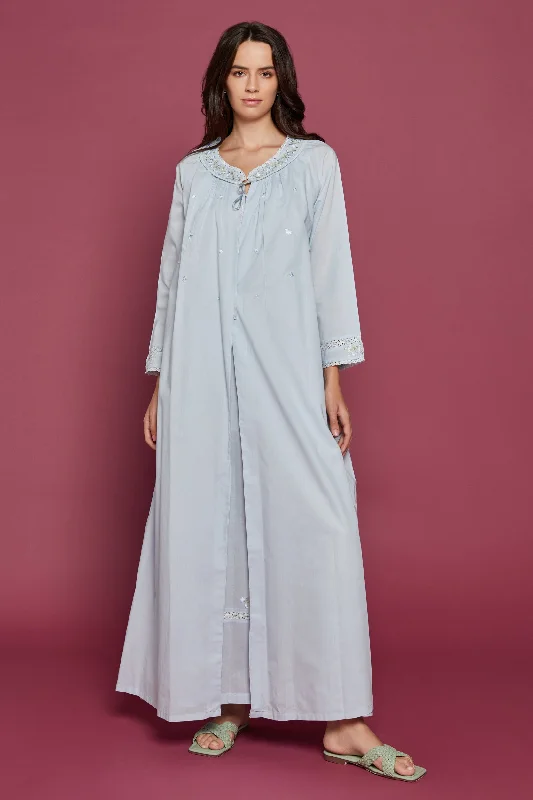 Robe and Nightdress Shimmer Dream Blue Tunics Fall fleece