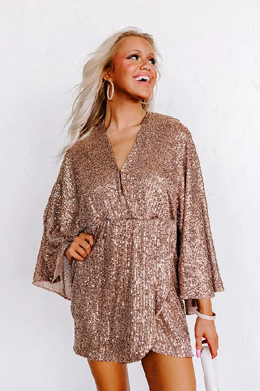 Seriously Swept Away Sequin Dress Tunics Business professional