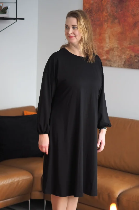 Studio Dress Black Tunics Chic elegant